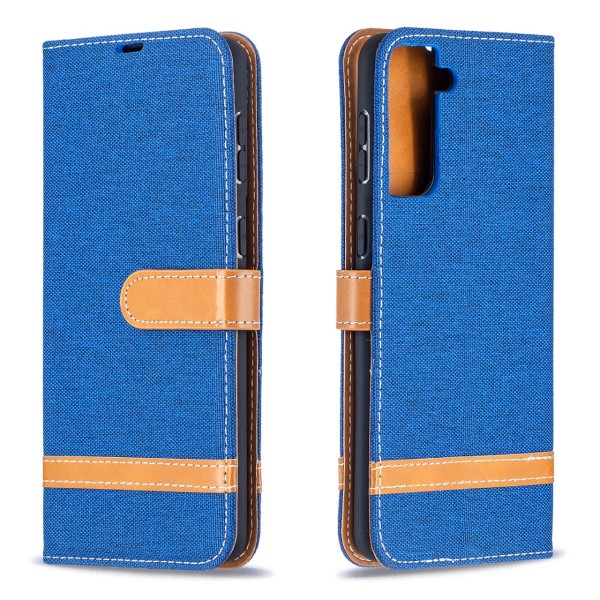 Pouzdro na Samsung Galaxy S21 Plus Jeans modré