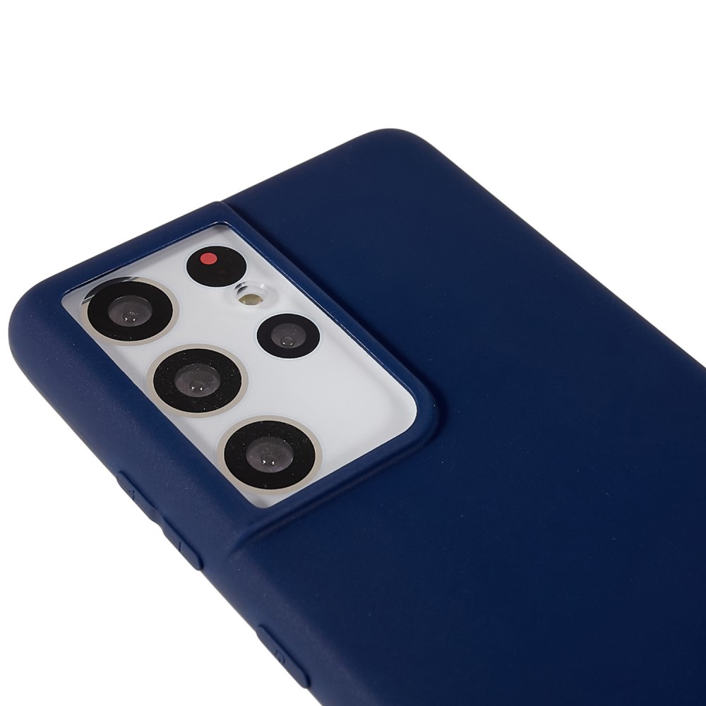 Kryt na Samsung Galaxy S21 Ultra Silikonový modrý