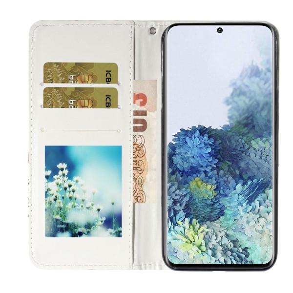 Pouzdro na Samsung Galaxy S21 Ultra Motýl fialové