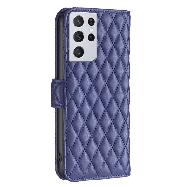 Pouzdro na Samsung Galaxy S21 Ultra Binfen modré