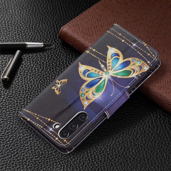 Pouzdro na Samsung Galaxy S21 FE Motýl černé