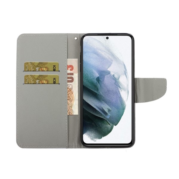 Pouzdro na Samsung Galaxy S21 FE Kotě bílé