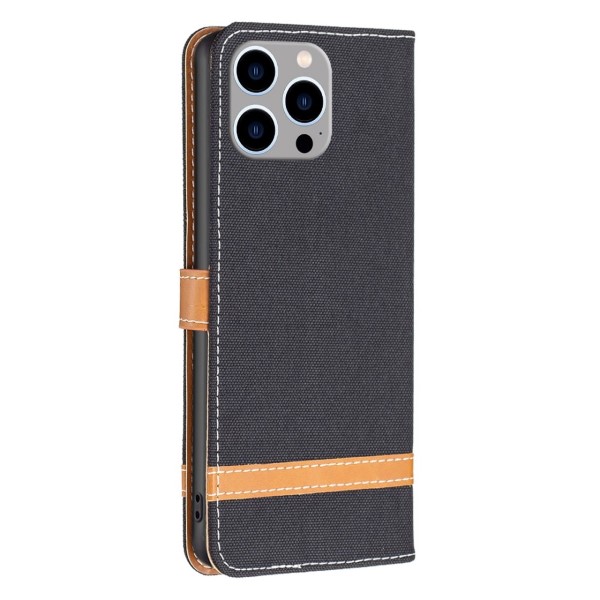 Pouzdro na iPhone 14 Pro Max Jeans černé