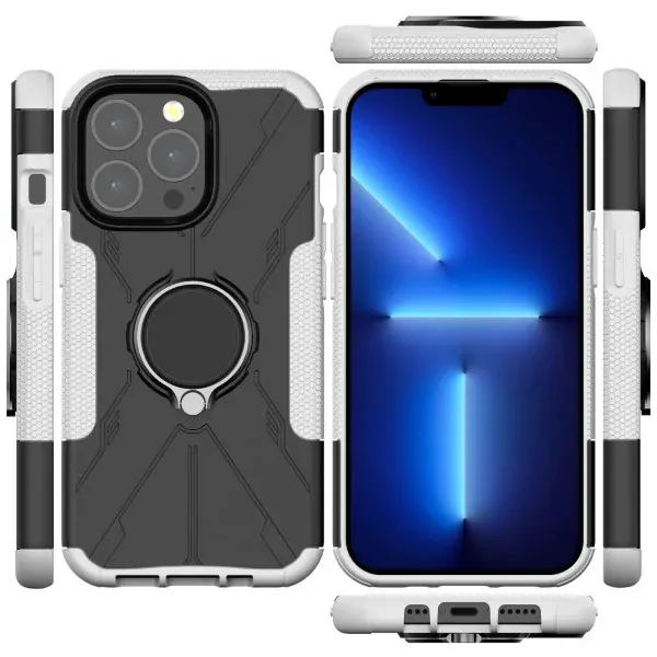 Kryt na iPhone 13 Pro Max odolný Tire bílý