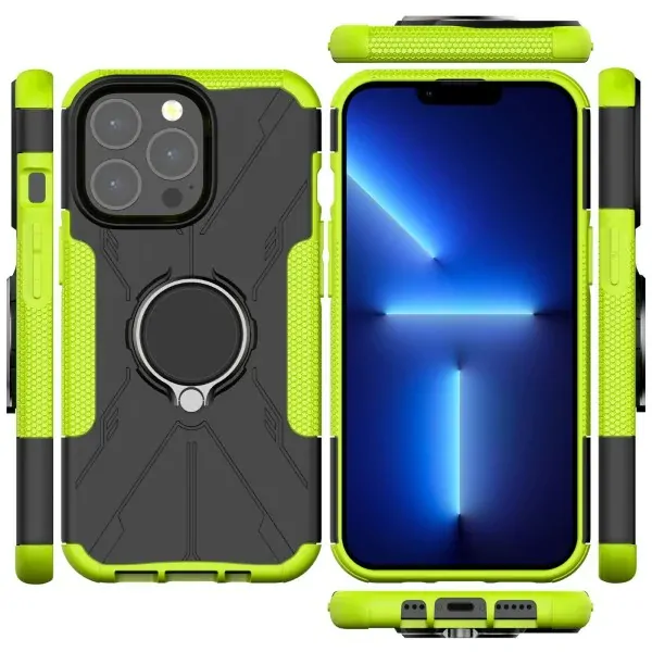 Kryt na iPhone 13 Pro Max odolný Tire zelený