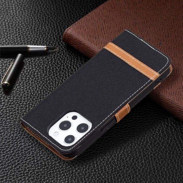 Pouzdro na iPhone 13 Pro Max Jeans černé