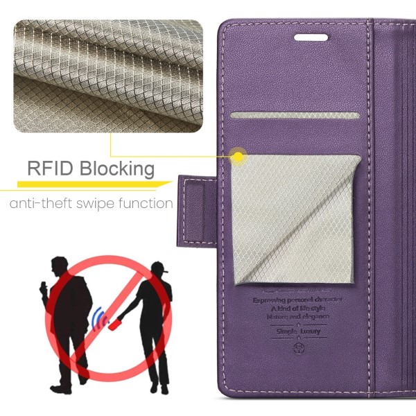 Pouzdro pro iPhone 13 Mini CASEME smooth fialové