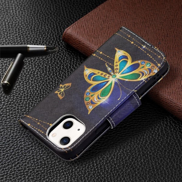 Pouzdro pro iPhone 13 Mini Motýl černé