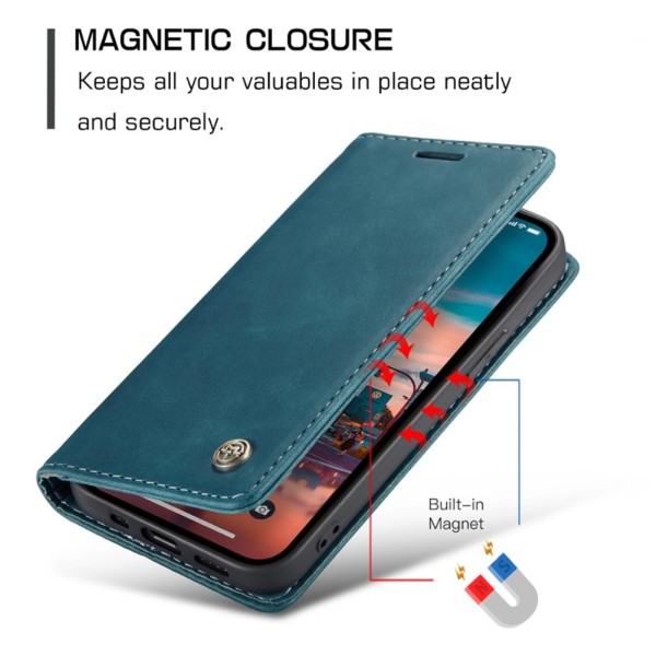 Pouzdro na iPhone 14 Plus CASEME modré