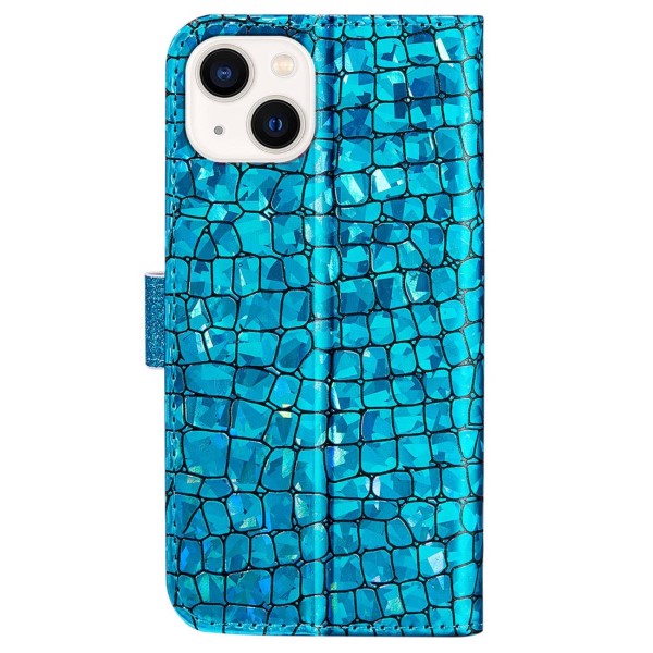 Pouzdro na iPhone 14 Plus Glitter modré