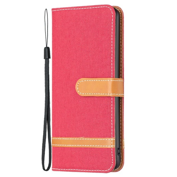 Pouzdro na iPhone 14 Plus Jeans červené