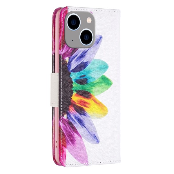 Pouzdro na iPhone 14 Plus Kytka bílé