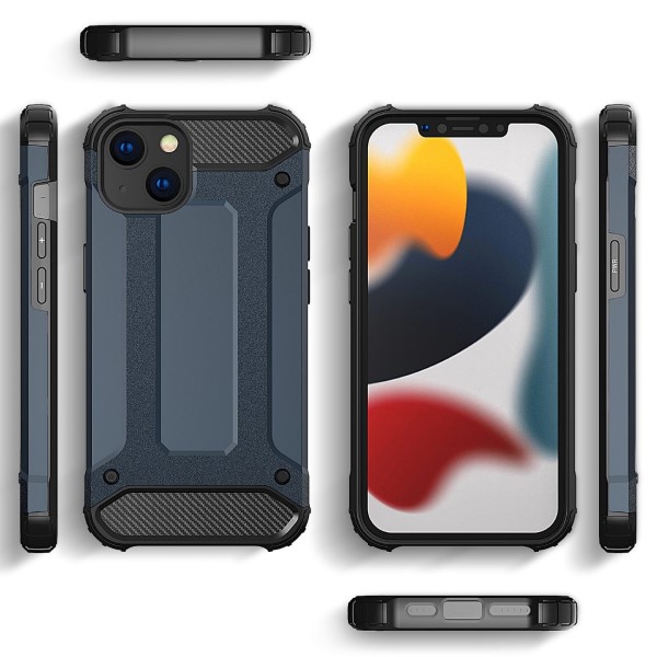 Kryt na iPhone 14 Plus odolný Hybrid tmavě modrý