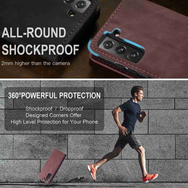 Pouzdro na Samsung Galaxy S22 CASEME červené