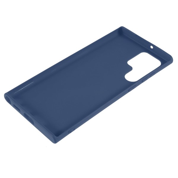 Kryt na Samsung Galaxy S22 Ultra Silikonový tmavě modrý