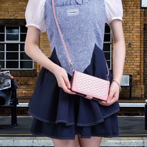 Pouzdro na Samsung Galaxy S22 Ultra Luxury Double Layer růžové