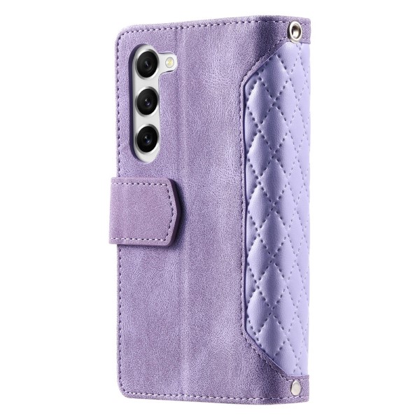 Pouzdro na Samsung Galaxy S23 Luxury Double Layer fialové