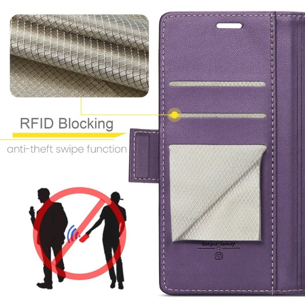 Pouzdro na Samsung Galaxy S23+ CASEME smooth fialové