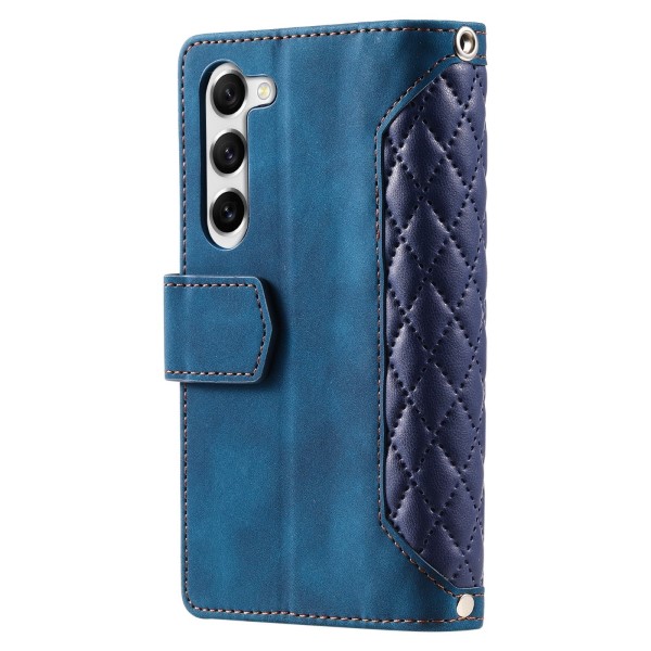 Pouzdro na Samsung Galaxy S23+ Luxury Double Layer modré