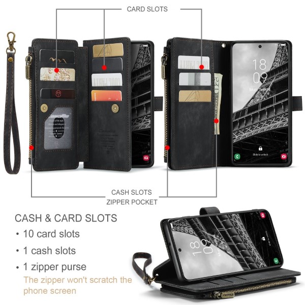 Pouzdro na Samsung Galaxy S23+ CASEME Deluxe černé