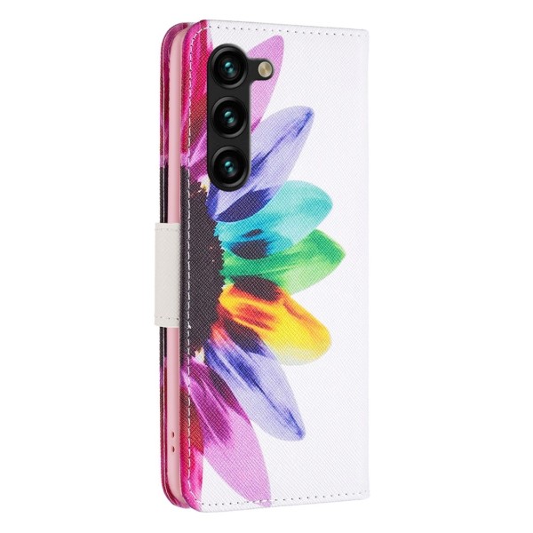 Pouzdro na Samsung Galaxy S23+ Kytka bílé