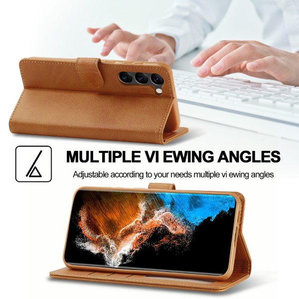 Pouzdro na Samsung Galaxy S23+ LC.IMEEKE hnědé