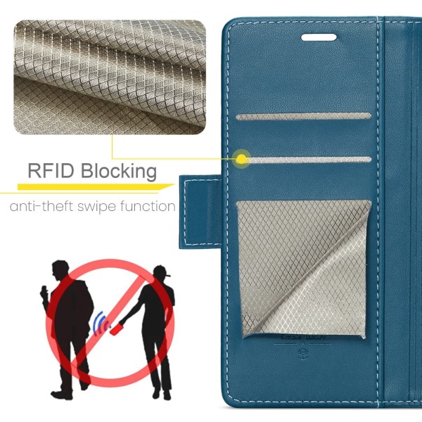 Pouzdro na Samsung Galaxy S23 Ultra CASEME smooth modré