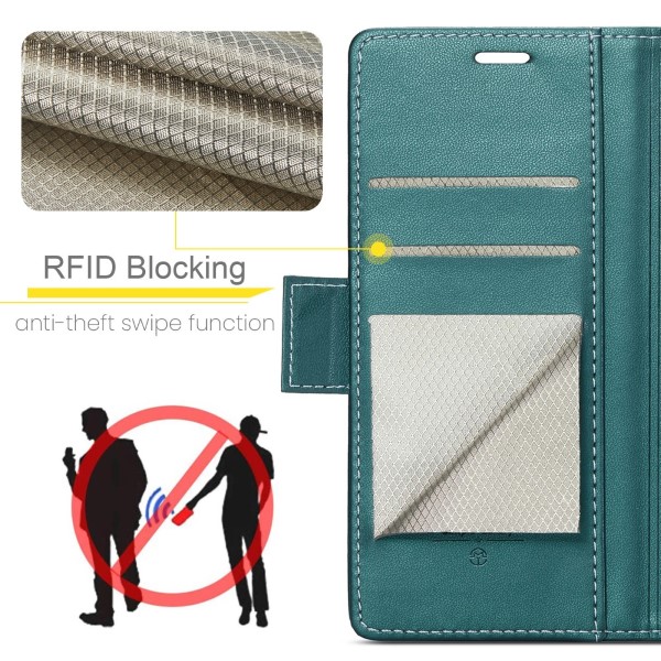 Pouzdro na Samsung Galaxy S23 Ultra CASEME smooth zelené