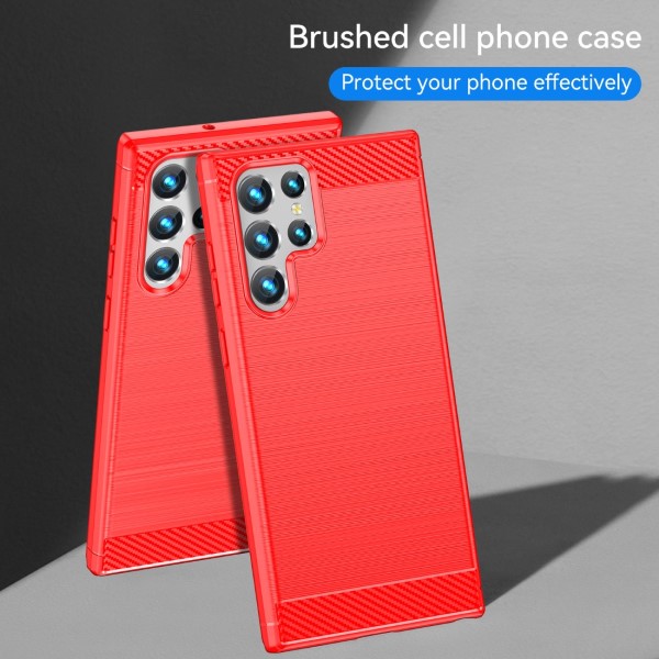 Kryt na Samsung Galaxy S23 Ultra Carbon červený