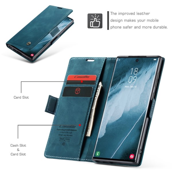 Pouzdro na Samsung Galaxy S23 Ultra CASEME modré