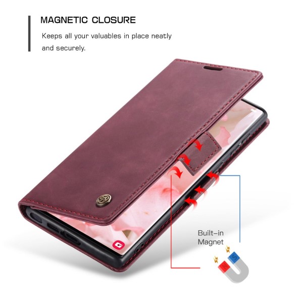 Pouzdro na Samsung Galaxy S23 Ultra CASEME červené
