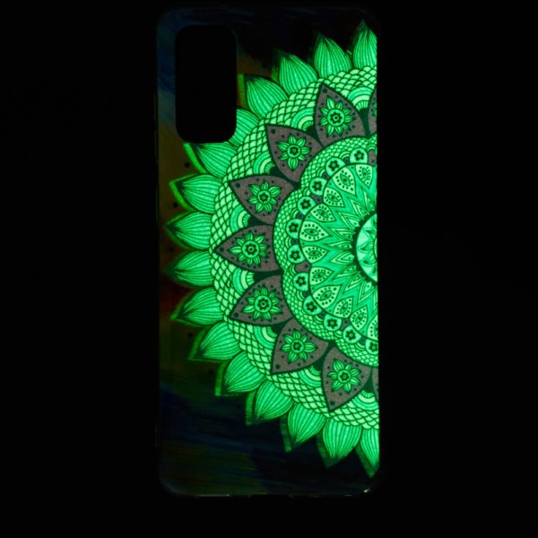 Kryt na Samsung Galaxy S20 svítící Mandala