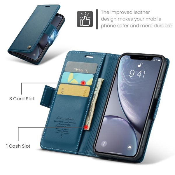 Pouzdro pro iPhone Xr CASEME Smooth modré