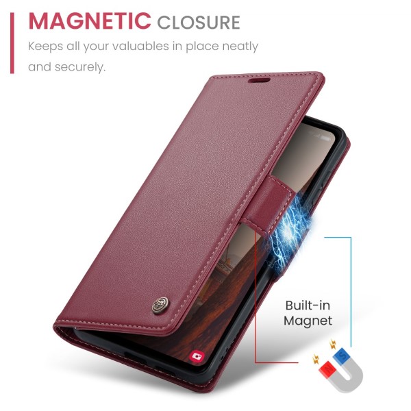 Pouzdro na Samsung Galaxy S23 FE CASEME smooth červené