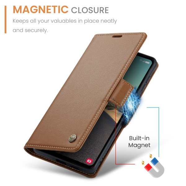 Pouzdro na Samsung Galaxy S23 FE CASEME smooth hnědé