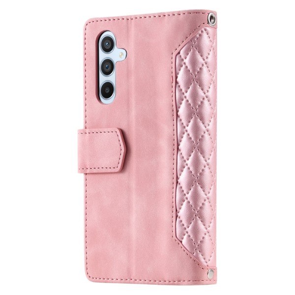 Pouzdro na Samsung Galaxy S23 FE Luxury Double Layer růžové