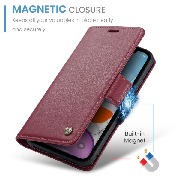 Pouzdro pro iPhone 11 CASEME Smooth červené