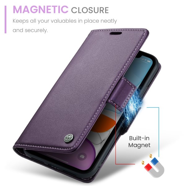 Pouzdro pro iPhone 11 CASEME Smooth fialové