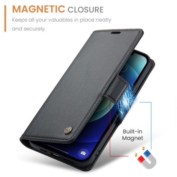 Pouzdro pro iPhone 12 Mini CASEME Smooth černé