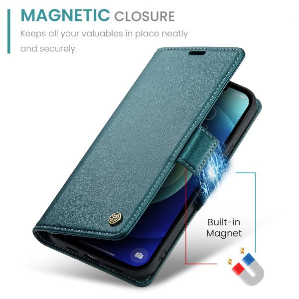 Pouzdro pro iPhone 12 Mini CASEME Smooth zelené