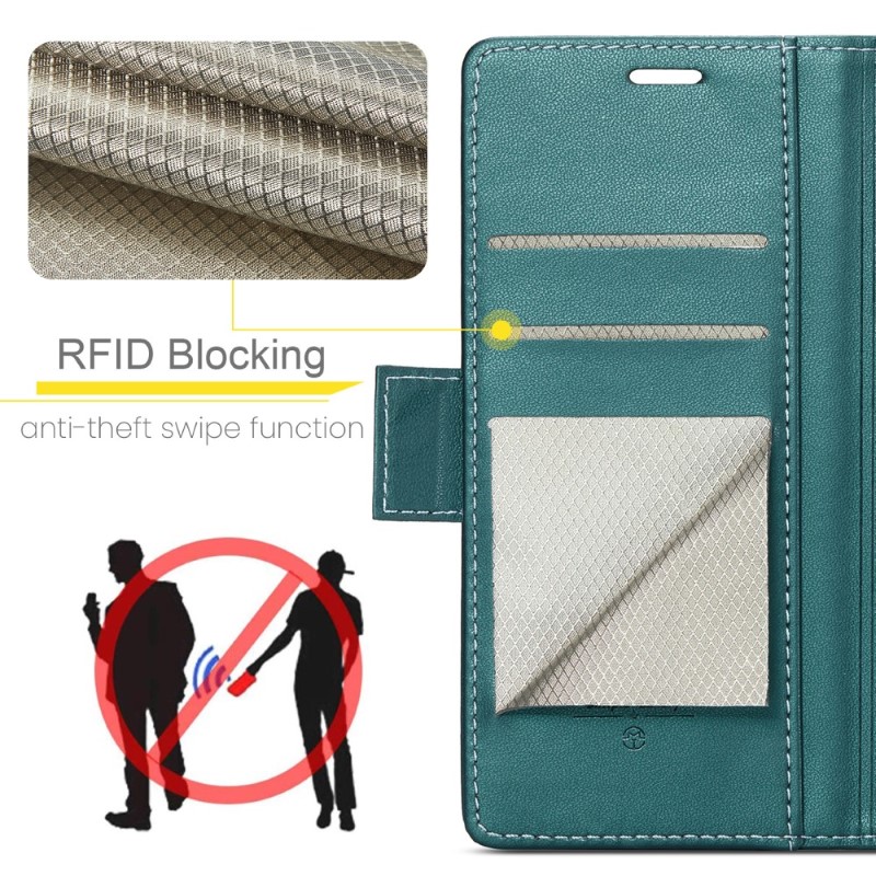 Pouzdro na iPhone 13 Pro CASEME smooth zelené