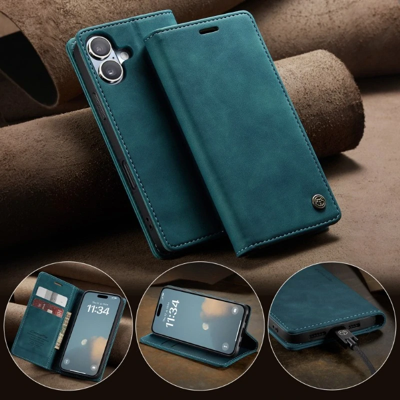 Pouzdro CASEME pro iPhone 16 modré