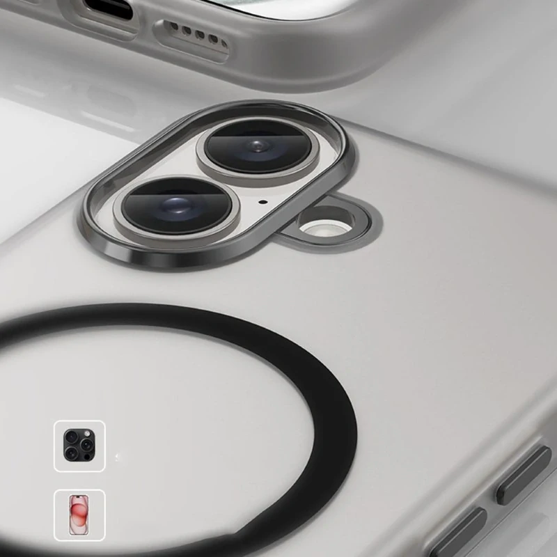 Kryt na iPhone 16 Pro Max Candy s podporou MAGSAFE bílý