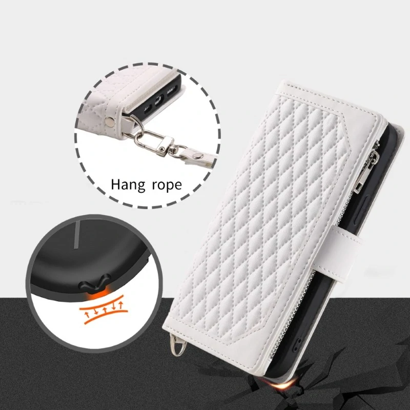 Pouzdro pro iPhone 15 Pro Luxury Double Layer bílé
