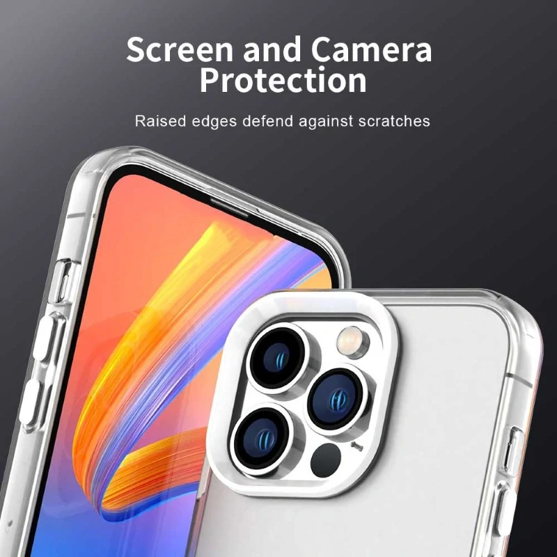 Kryt na iPhone 15 Pro gumový Matte bílý