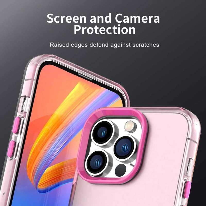Kryt na iPhone 15 Pro gumový Matte růžový