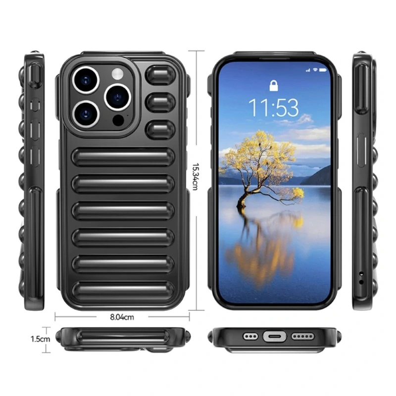 Kryt na iPhone 15 Pro Capsule čirý