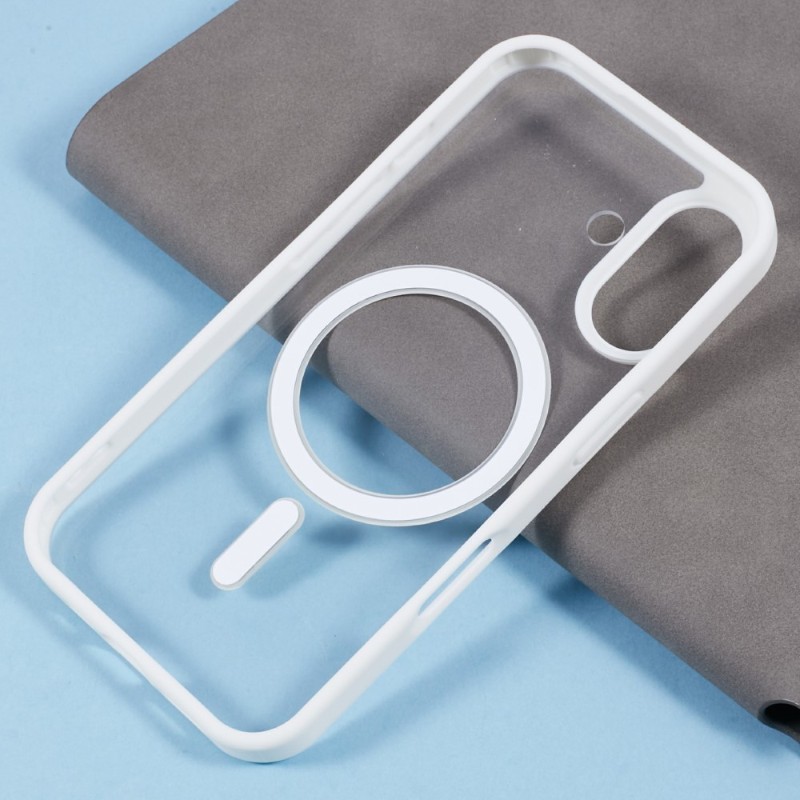 Kryt na iPhone 16 matný s podporou MagSafe bílý