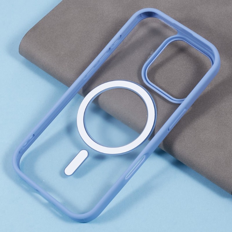 Kryt na iPhone 16 Pro matný s podporou MagSafe modrý