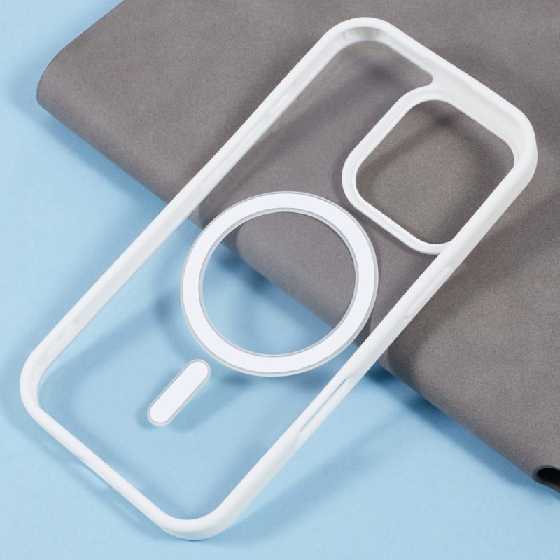 Kryt na iPhone 16 Pro matný s podporou MagSafe bílý